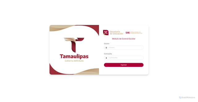 Security scan screenshot of https://sce.tamaulipas.gob.mx/