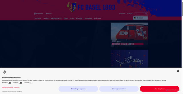 Security scan screenshot of https://www.fcb.ch/