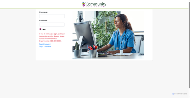 Security scan screenshot of https://extra.chgsd.com