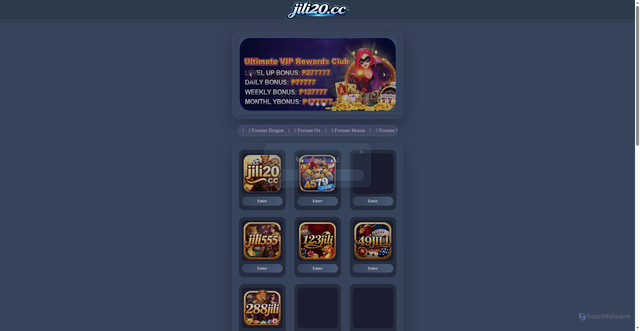 Security scan screenshot of https://jili20.vip/?host=https://wjknw6.com?ch=64280