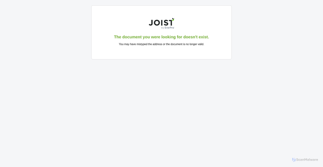 Security scan screenshot of https://docrenderer.prd.joistapp.com