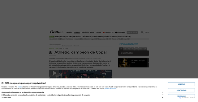 Security scan screenshot of https://www.eitb.eus/es/deportes/futbol/athletic/detalle/9464766/el-athletic-campeon-de-copa/