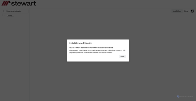 Security scan screenshot of https://sisco.printercloud.com