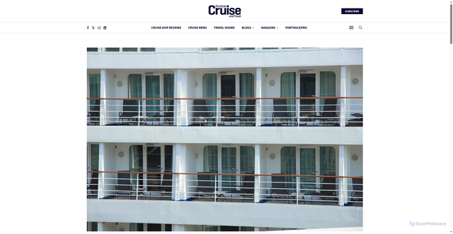 Security scan screenshot of https://porthole.com/complete-list-of-cruise-line-cancellations/