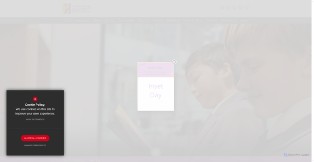 Security scan screenshot of https://www.harborneacademy.co.uk/