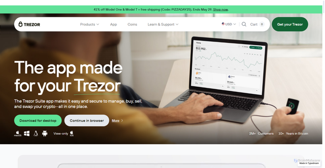Security scan screenshot of https://helps-hardware-trezz-docs.typedream.app/