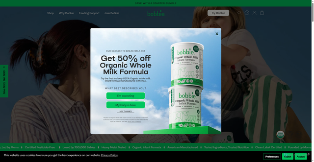 Security scan screenshot of https://www.hibobbie.com