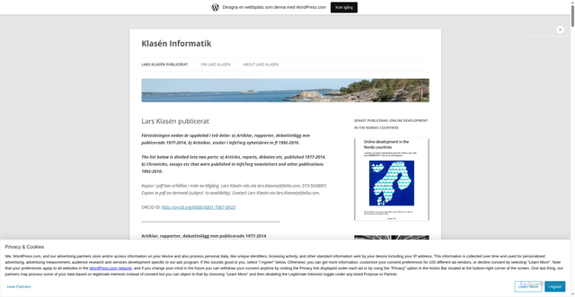 Security scan screenshot of https://klaseninformatik.se