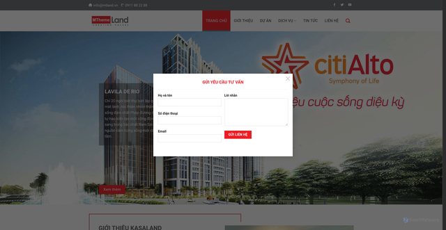 Security scan screenshot of https://bds2.dipa.vn