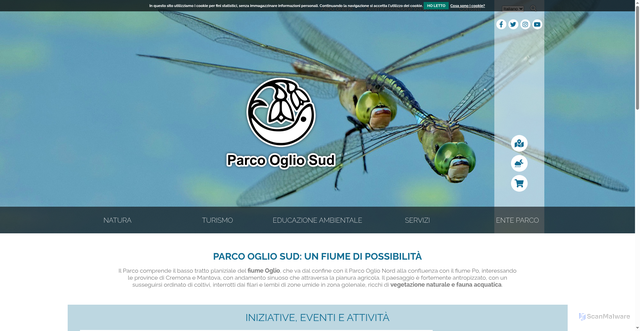 Security scan screenshot of https://www.ogliosud.it