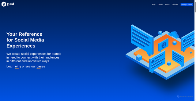 Security scan screenshot of https://guud.tv