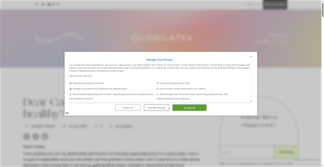 Security scan screenshot of https://www.blogilates.com/blog/dear-cassey-am-i-too-picky-to-eat-healthy/