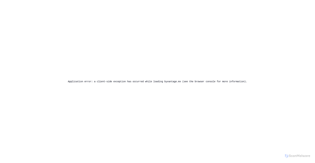 Security scan screenshot of http://byvantage.mx/