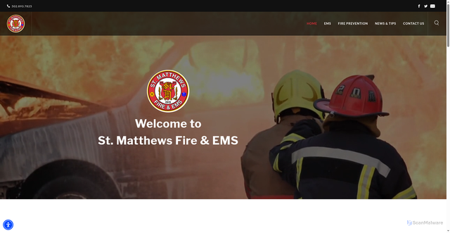 Security scan screenshot of https://www.stmfdky.gov/