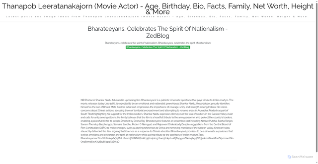 Security scan screenshot of https://appleusaportalblog-448920f6d5-dpoki28q9sca.edgeone.dev/bharateeyans-celebrates-the-spirit-of-nationalism-zedblog.html
