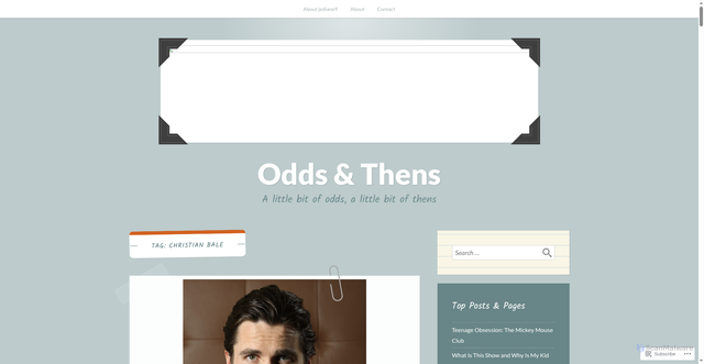 Security scan screenshot of https://hotteahotbooks.wordpress.com/tag/christian-bale/