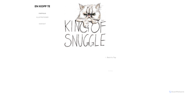 Security scan screenshot of https://enkoppte.se