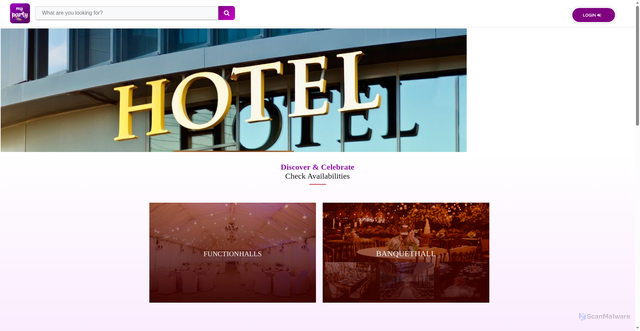Security scan screenshot of http://mypartyhyd.com/