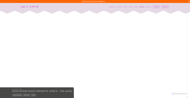 Security scan screenshot of https://www.davidbyrne.com/shows