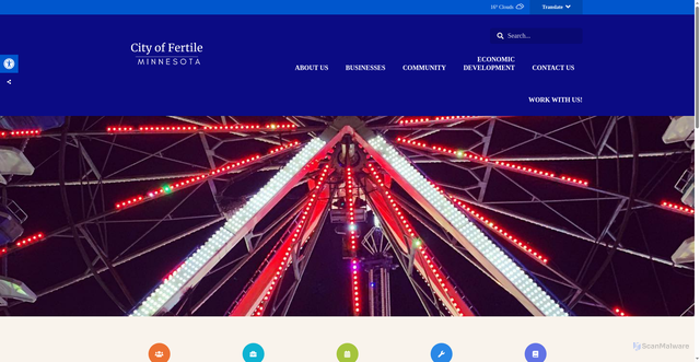 Security scan screenshot of https://fertilemn.gov/