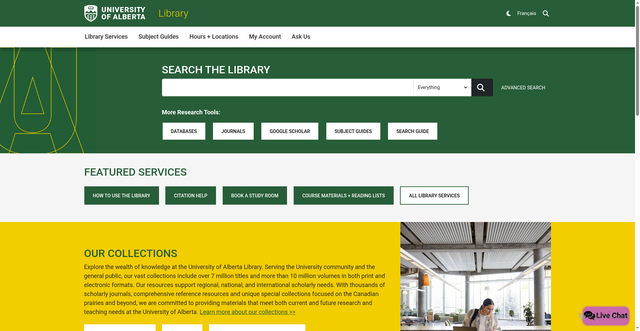 Security scan screenshot of https://library.ualberta.ca