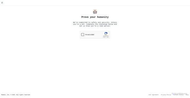 Security scan screenshot of https://www.reddit.com/