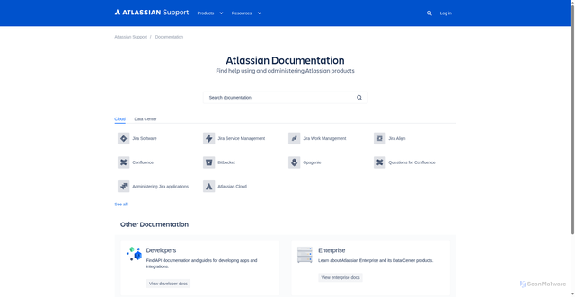 Security scan screenshot of https://confluence.atlassian.com