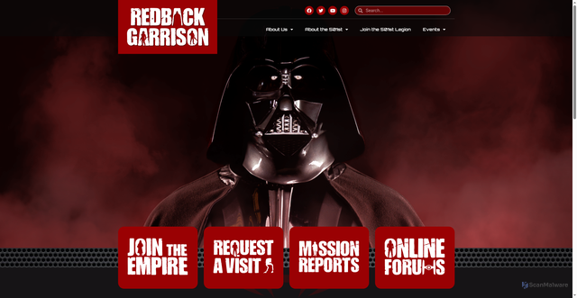 Security scan screenshot of https://501st.com.au