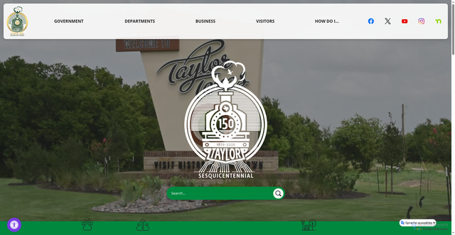 Security scan screenshot of https://taylortx.gov/