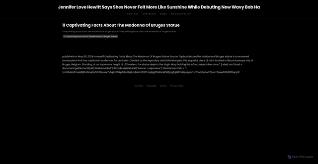 Security scan screenshot of https://youniqebrandhugo-sh3wzh7r9l.edgeone.app/17115-11-captivating-facts-about-the-madonna-of-bruges-statue.html