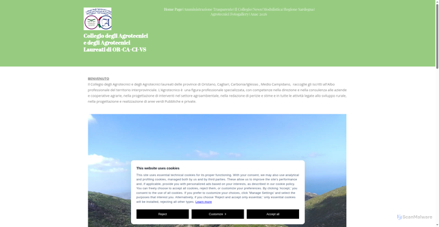 Security scan screenshot of https://www.collegioagrotecnicioristano.com