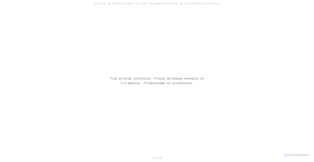 Security scan screenshot of https://allegro.offer7693012.shop/