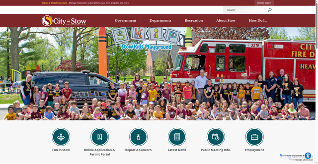 Security scan screenshot of https://stowohio.org/