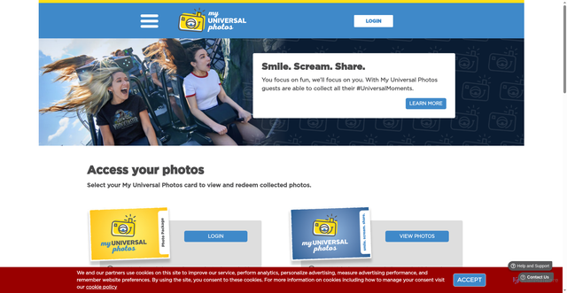 Security scan screenshot of https://universalorlando.amazingpictures.com/