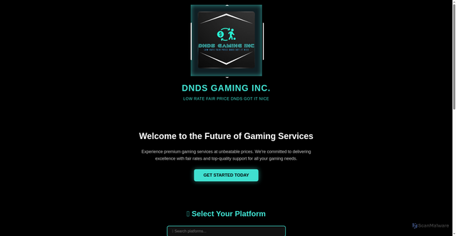Security scan screenshot of https://dndsgaminginc-5933jplgw1.edgeone.app/