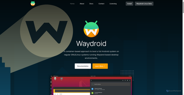 Security scan screenshot of https://waydro.id
