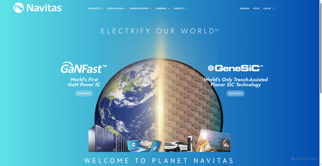 Security scan screenshot of https://navitassemi.com/