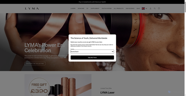 Security scan screenshot of https://lyma.life