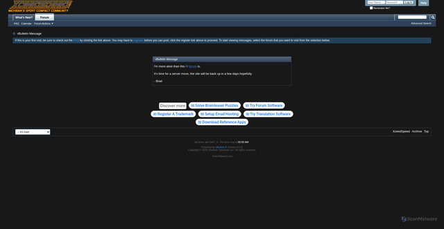 Security scan screenshot of https://xceedspeed.com