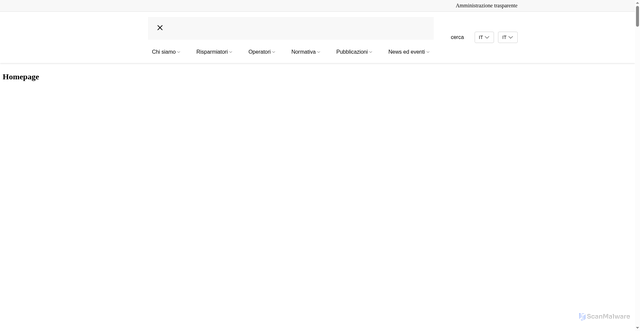 Security scan screenshot of https://www.consob.it
