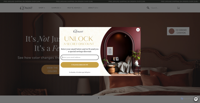Security scan screenshot of https://c2paint.com/?srsltid=AfmBOopvHoeS7DHgeSFg00Rwozx92T_xAcg7f_TEZQXVCyf-W22H-c93