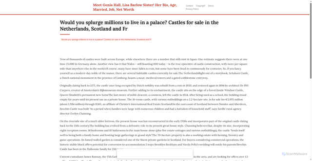 Security scan screenshot of https://heartrepublichugo-km728123r7.edgeone.app/18845-would-you-splurge-millions-to-live-in-a-palace-castles-for-sale-in-the-netherlands-scotland-and-fr.html