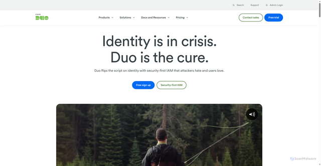 Security scan screenshot of https://api-c107263a.duosecurity.com