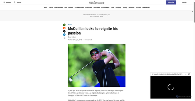 Security scan screenshot of https://www.thewhig.com/2013/08/21/mcquillan-looks-to-reignite-his-passion