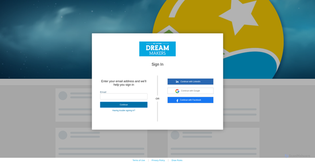 Security scan screenshot of https://www.nceldreammakers.com/hub