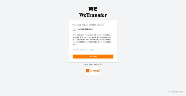 Security scan screenshot of https://fact-708-2026.netlify.app