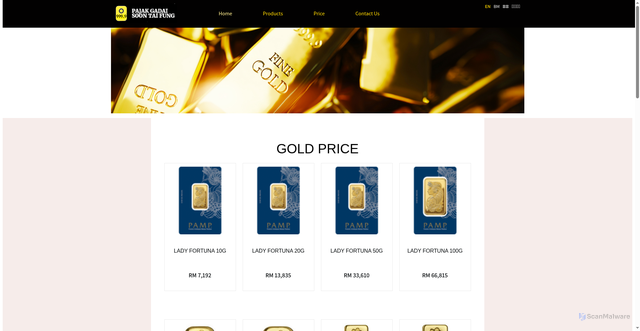 Security scan screenshot of http://stfpajakan.com/