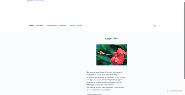 Security scan screenshot of https://saganomsanningen.se