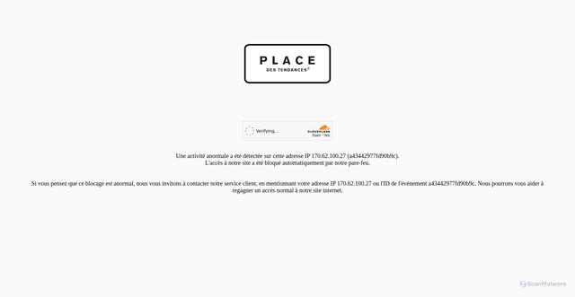 Security scan screenshot of https://media-cdn.placedestendances.com
