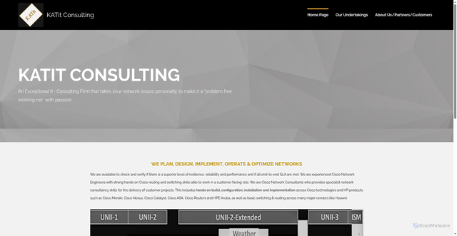 Security scan screenshot of https://katit.se